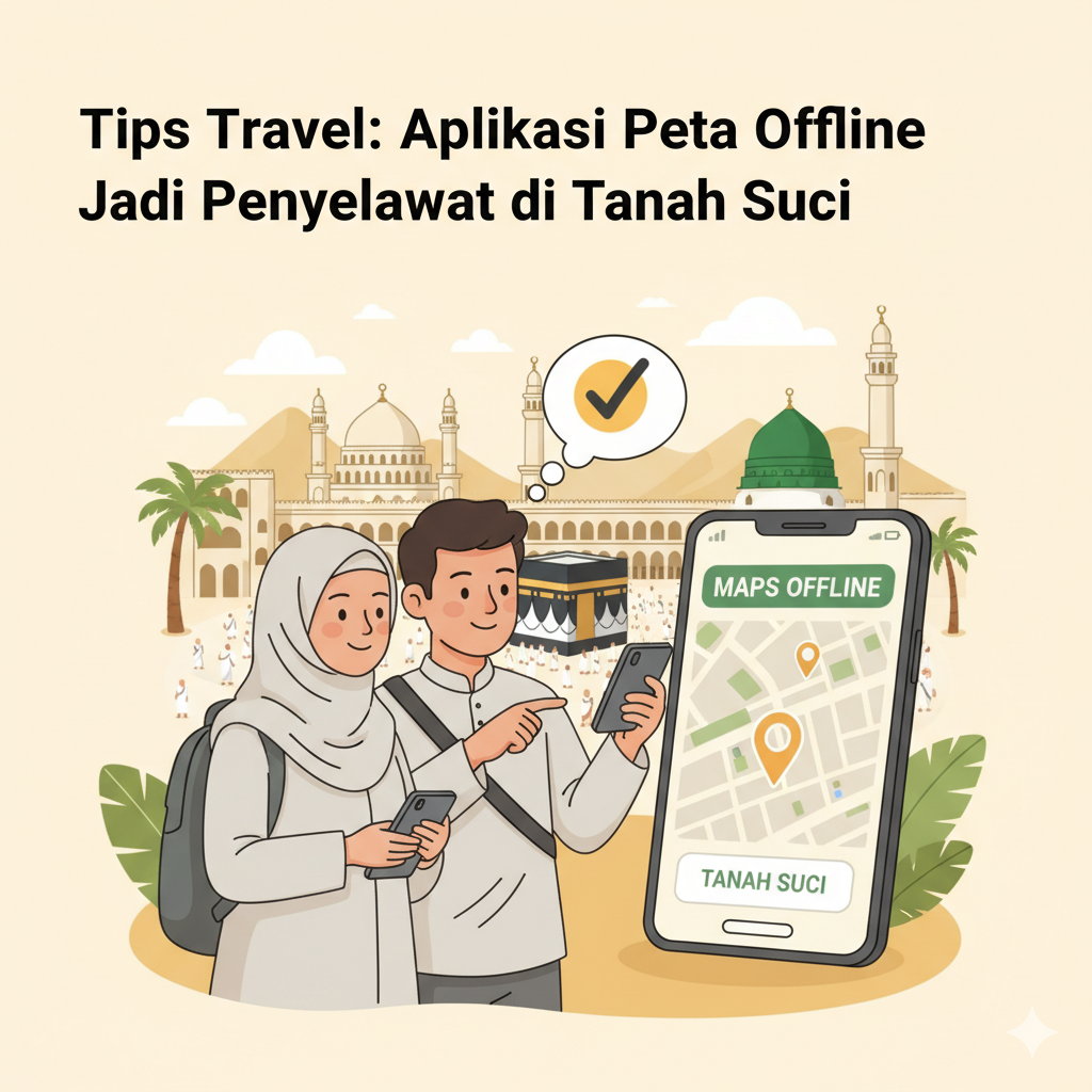 Tips Travel: Aplikasi Peta Offline Jadi Penyelamat di Tanah Suci