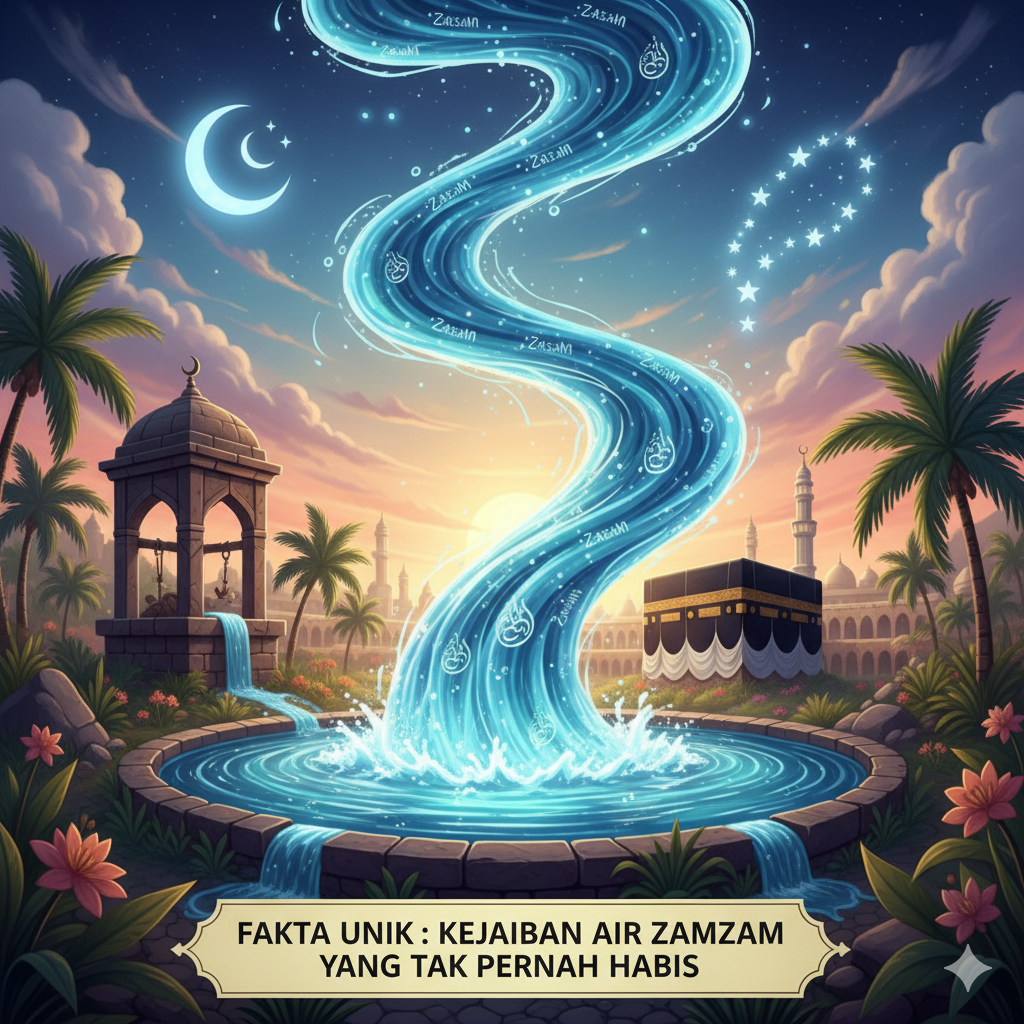 Fakta Unik: Keajaiban Air Zamzam yang Tak Pernah Habis