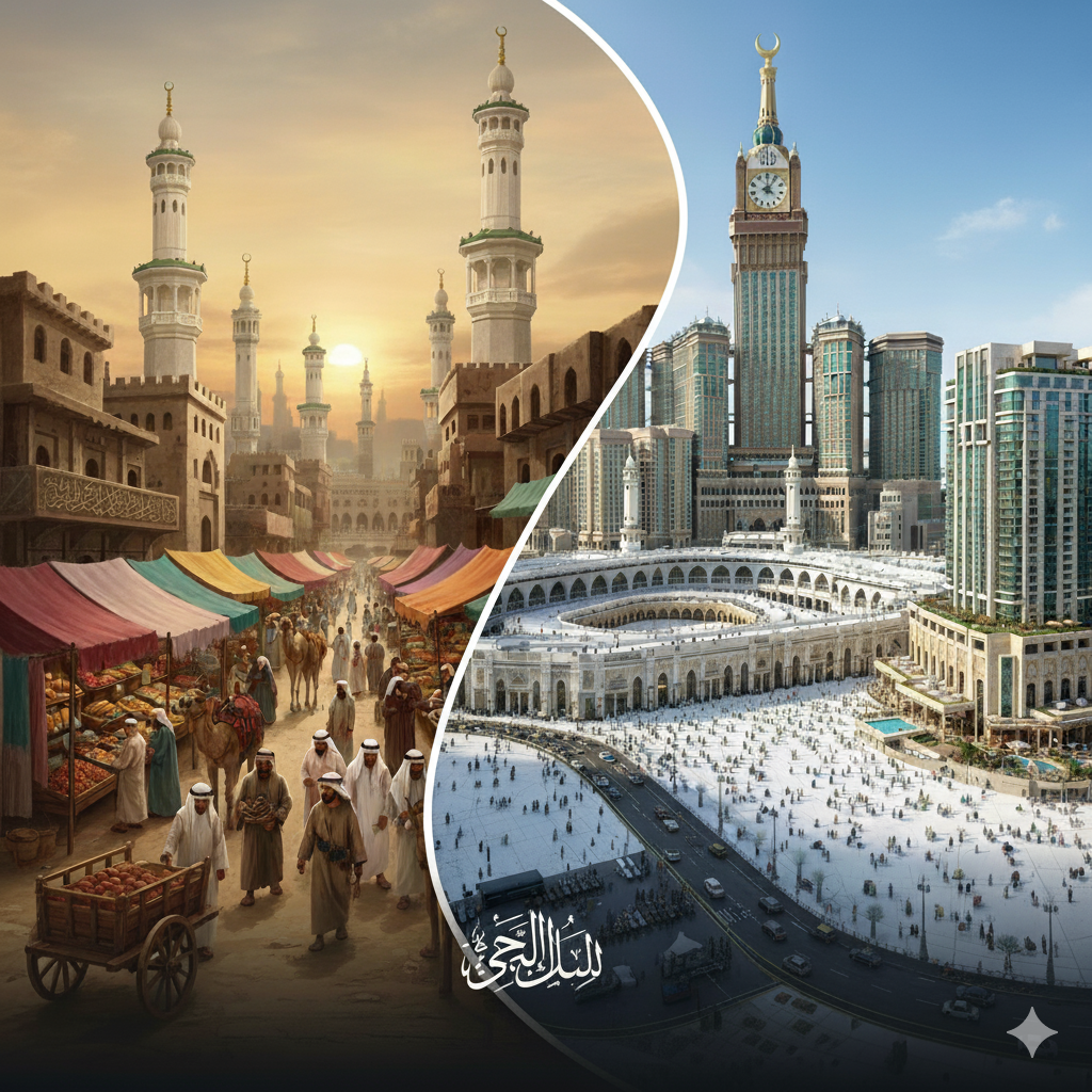 Fakta Sejarah: Dari Pasar Tradisional ke Hotel Mewah di Dekat Masjidil Haram