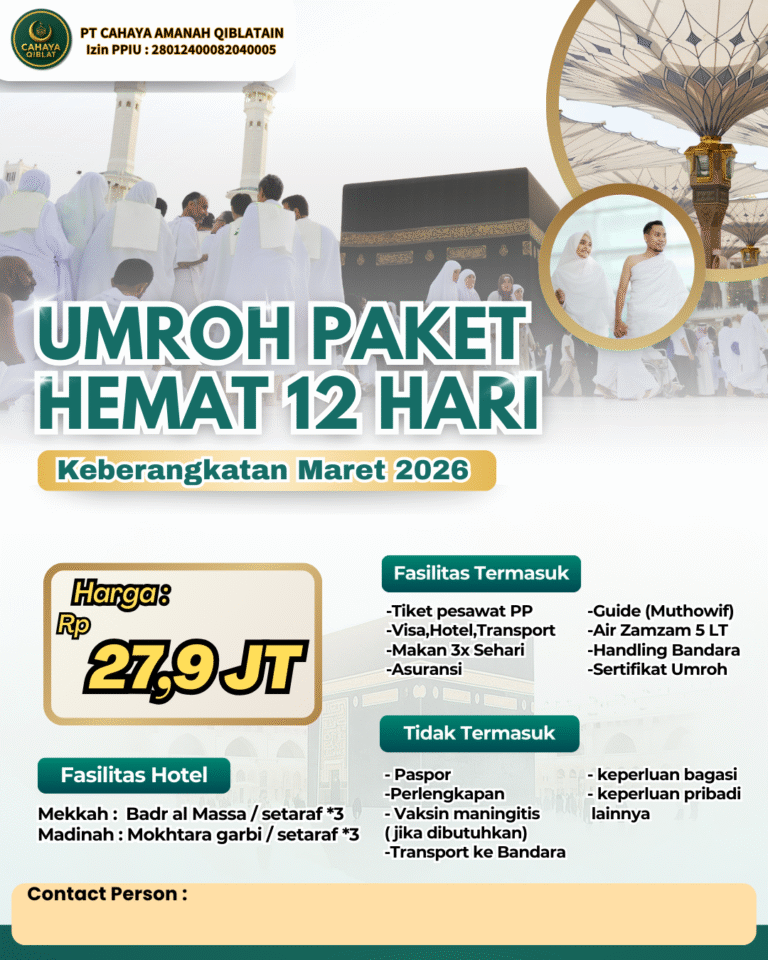 Umroh Paket Hemat 12 Hari Maret 2026 (JKT) (1)